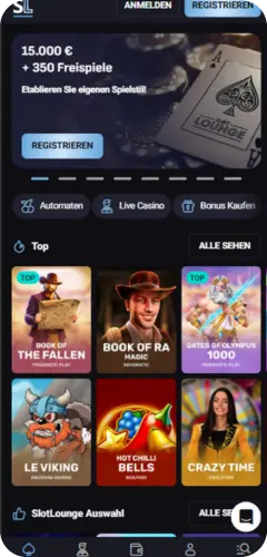 Slot Lounge Mobile